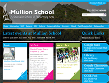 Tablet Screenshot of mullionschool.org.uk